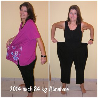 Carmen 2014, nach 84 kg Abnahme